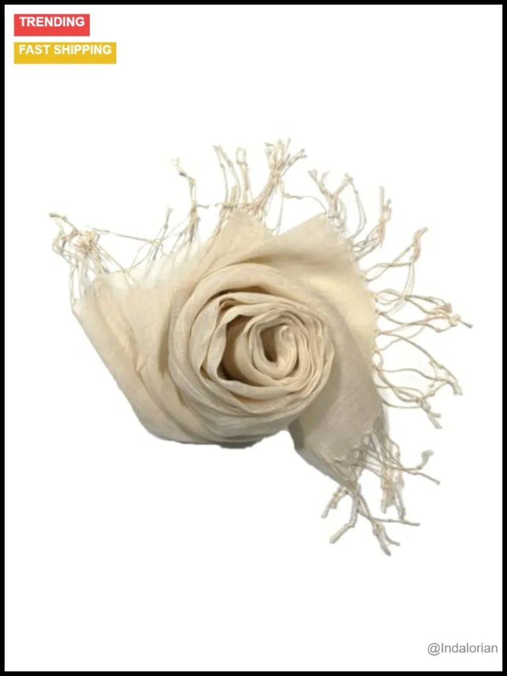 Linen Scarf 100% European Flax Lightweight Breathable Unisex
